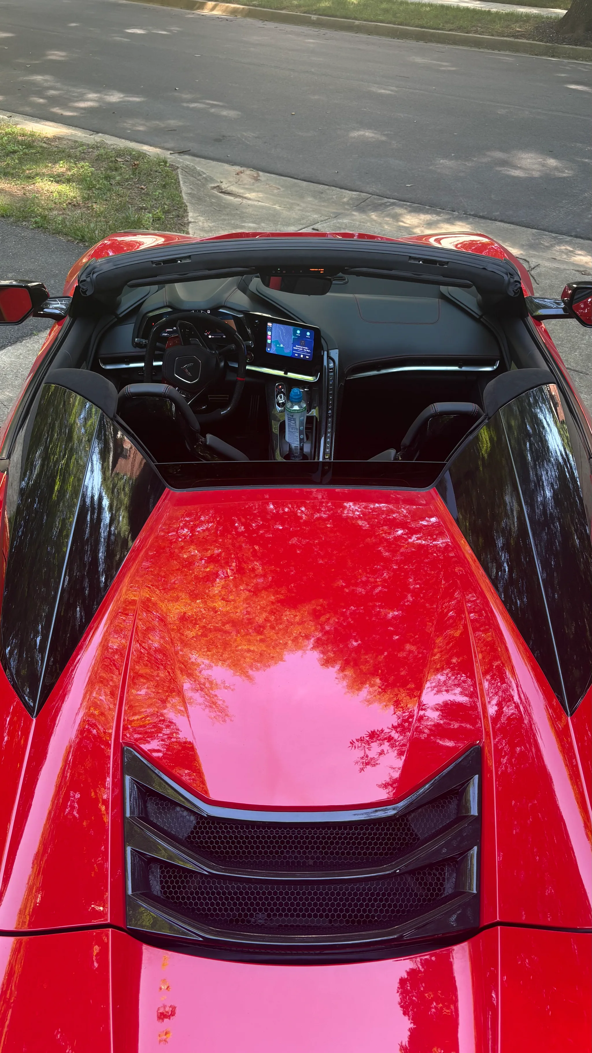 Red C8 Corvette — exotic car rental at ExoDrive Exotics