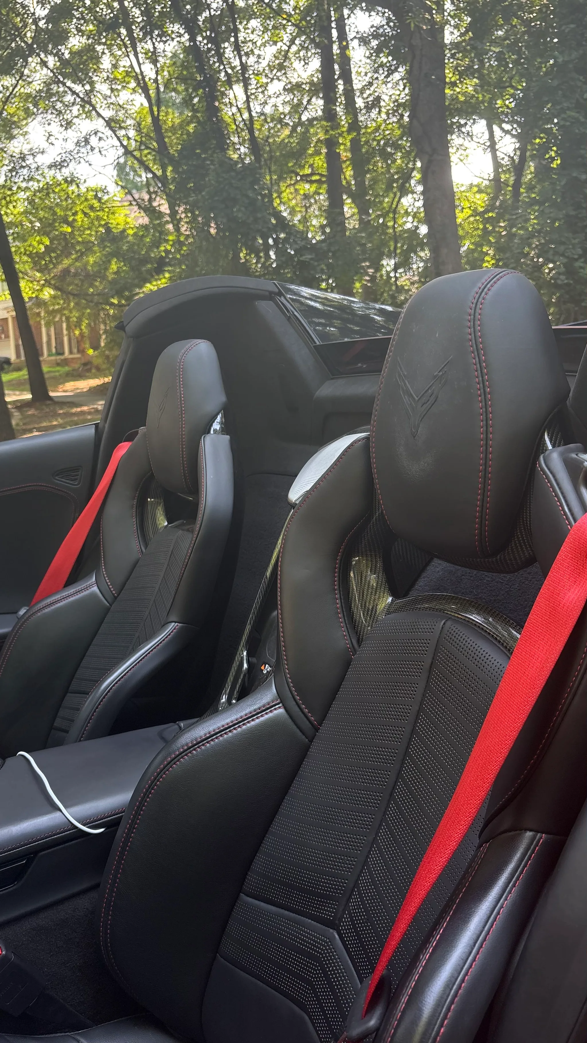 Red C8 Corvette — exotic car rental at ExoDrive Exotics
