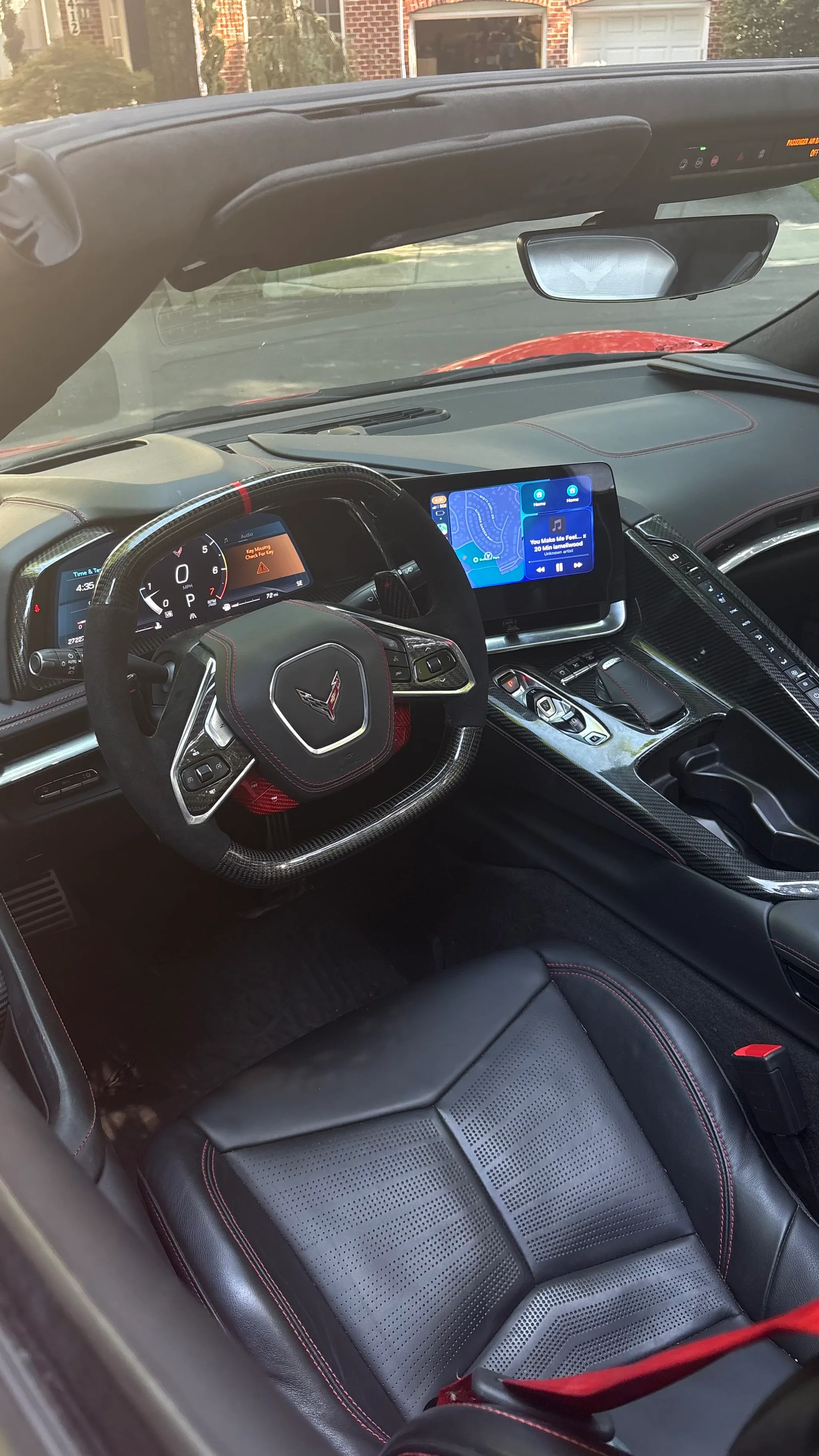 Red C8 Corvette — exotic car rental at ExoDrive Exotics