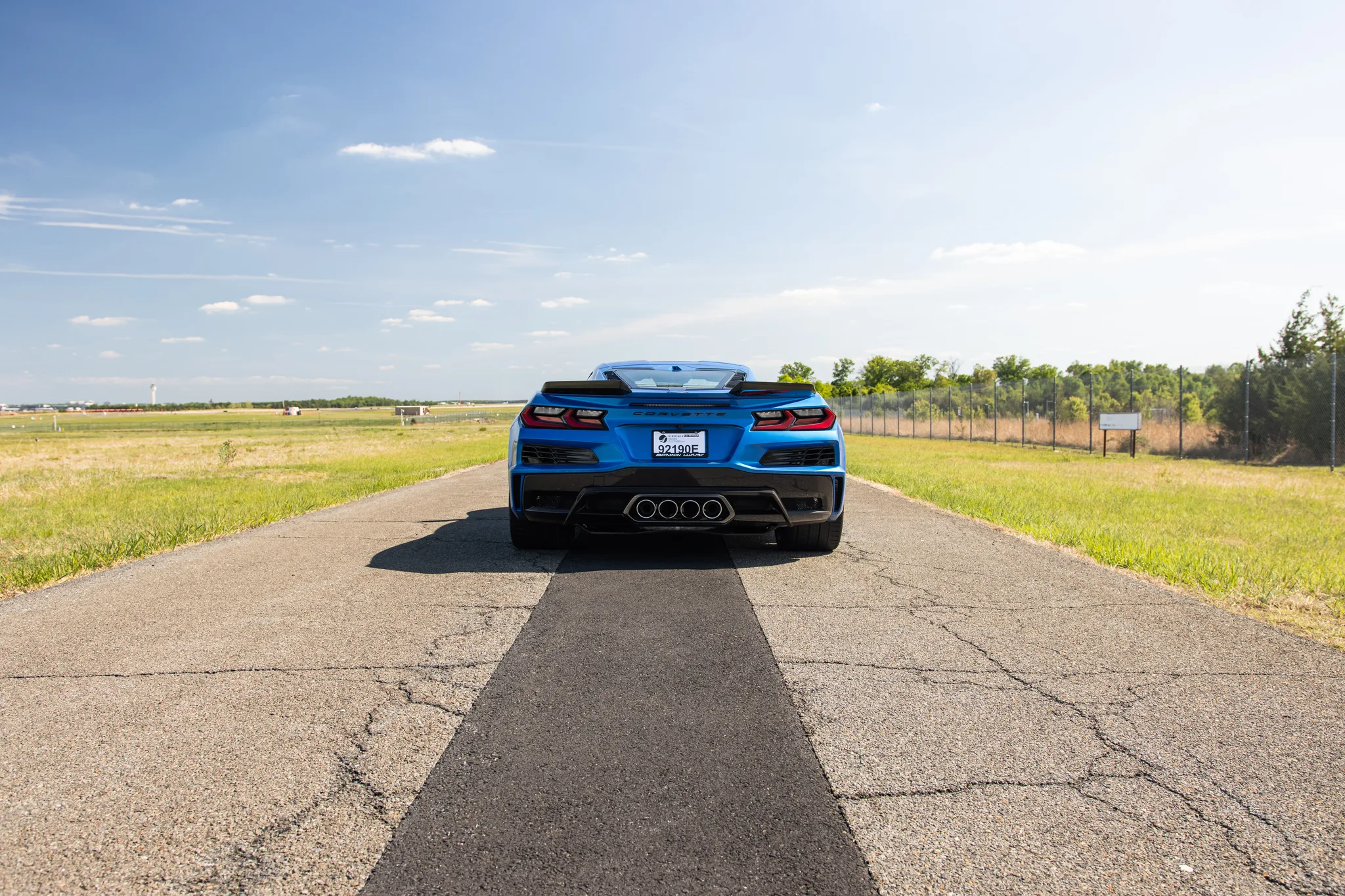 Corvette C8 Z06 blue — exotic car rental at ExoDrive Exotics