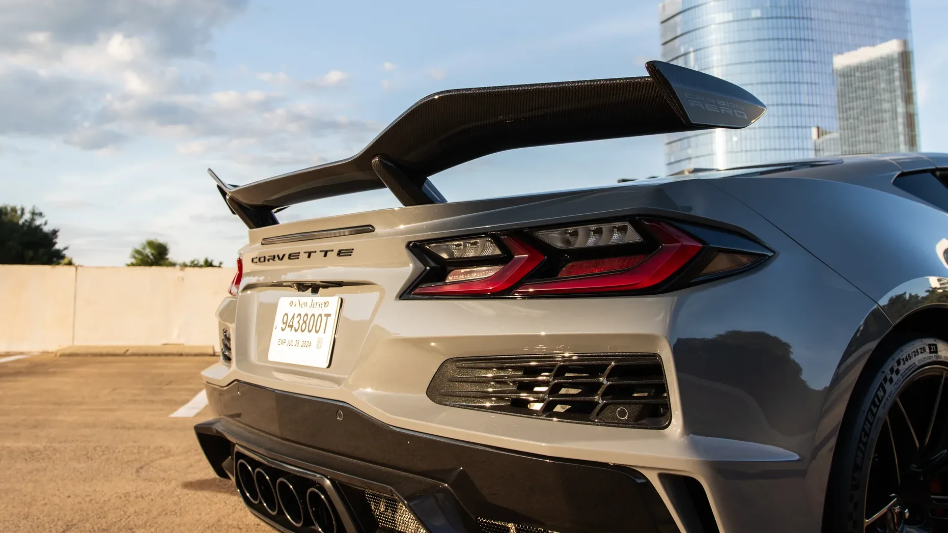 Corvette C8 Z06 Gray — exotic car rental at ExoDrive Exotics
