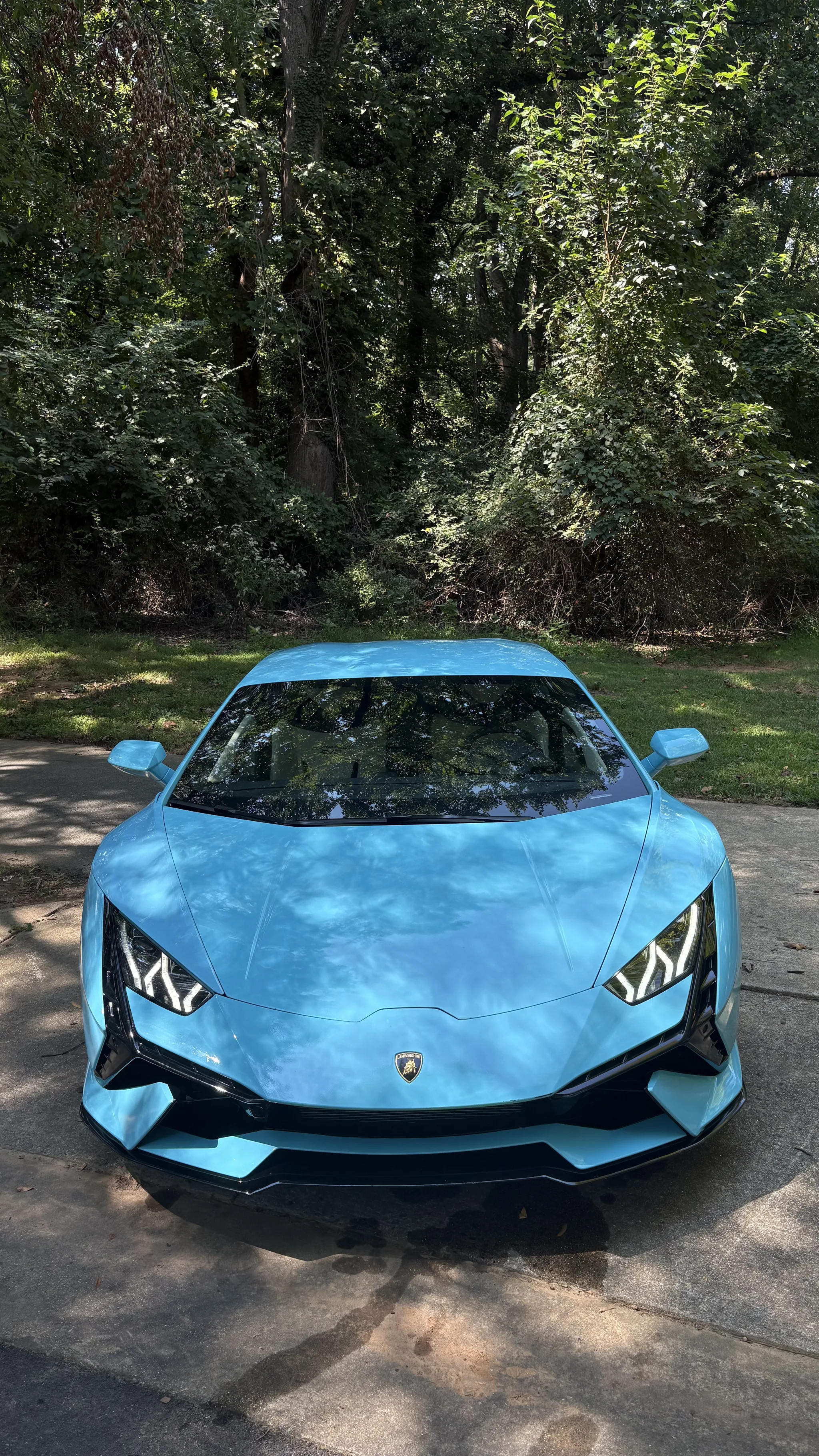 Tiffany Blue Lamborghini Huracan — exotic car rental at ExoDrive Exotics