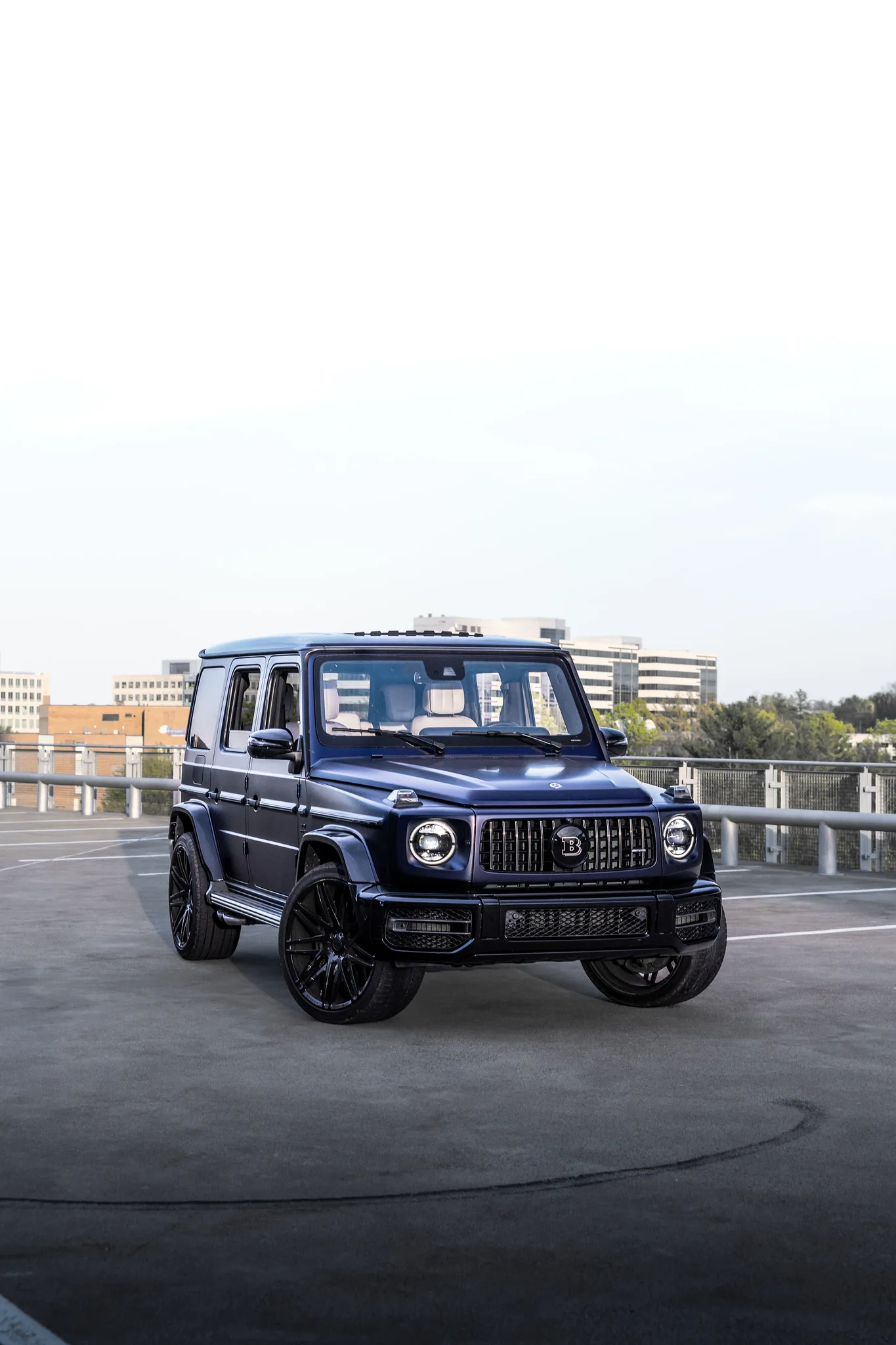 Brabus G63 AMG side view — Brabus-tuned Mercedes G-Wagon for rent