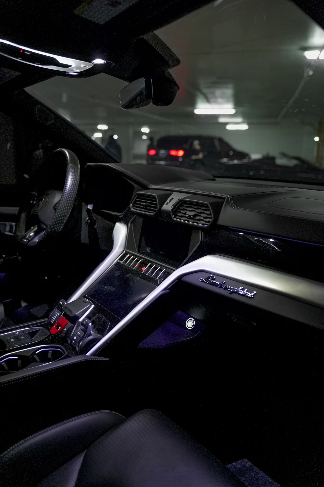 Rubystar Pink Lamborghini Urus interior — Italian leather cabin