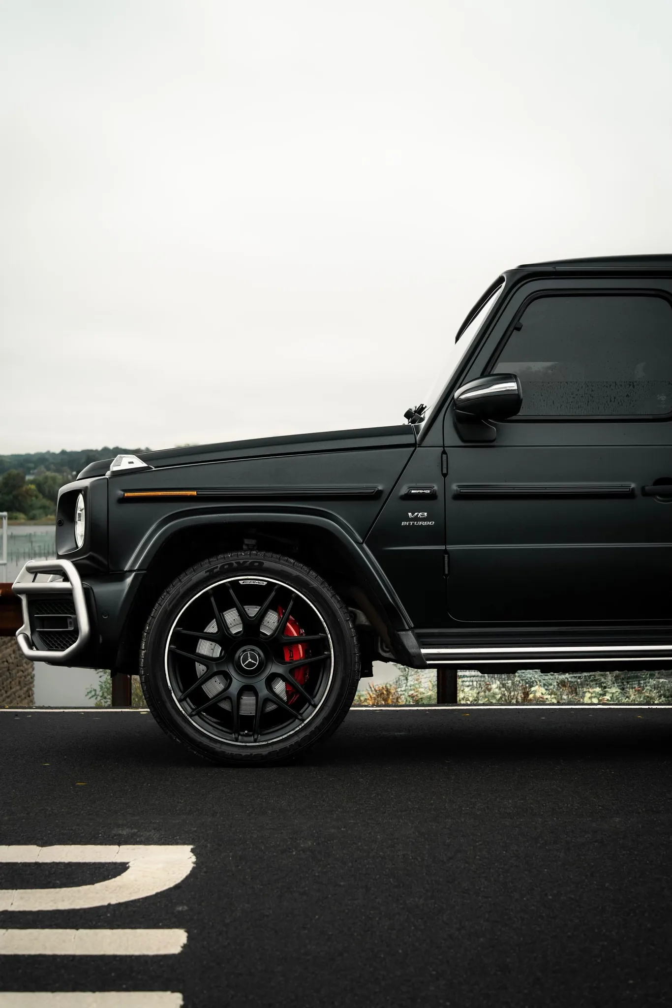 Mercedes G63 AMG rear view — premium SUV rental in DC and Maryland